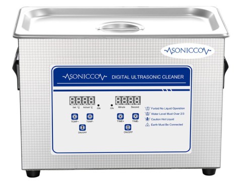 Υπερήχων μπανιέρα πλυντήριο 4,5l κοσμητικός αποστειρωτής για τον καθαρισμό των μερών Sonicco ULTRA-030S-C - 6