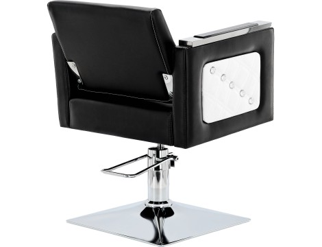 Eve μαύρο/λευκό σετ Λουτήρας κομμωτηρίου και 2 x υδραυλική καρέκλα κομμωτηρίου - 4