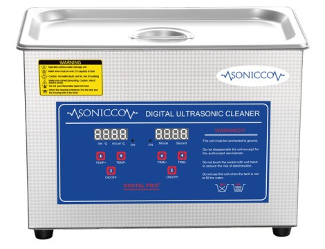 Υπερήχων μπανιέρα πλυντήριο 4,5l κοσμητικός αποστειρωτής για τον καθαρισμό των μερών Sonicco ULTRA-030S - 6