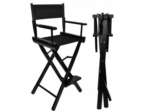 Καλλυντική καρέκλα μακιγιάζ με πλάτη καρέκλα σπα πρακτική πτυσσόμενη ξύλινη