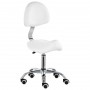 Καθίσματα κοσμητικής σέλας με πλάτη λευκή καρέκλα - 2
