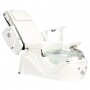 Ηλεκτρική καρέκλα καλλυντικών με μασάζ για πεντικιούρ ποδιών σε ινστιτούτα σπα λευκός - 5