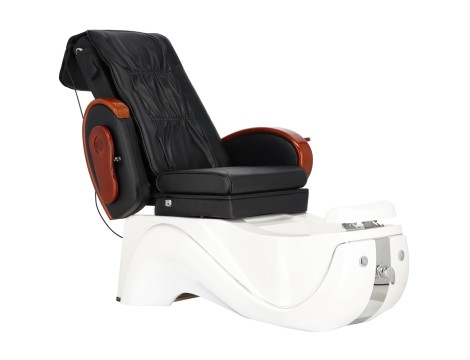 Ηλεκτρική καρέκλα καλλυντικών με μασάζ για πεντικιούρ ποδιών σε ινστιτούτα σπα μαύρος - 6