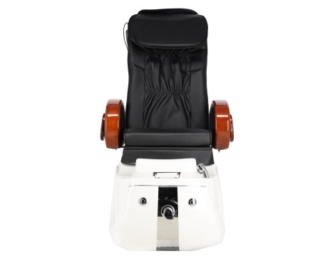 Ηλεκτρική καρέκλα καλλυντικών με μασάζ για πεντικιούρ ποδιών σε ινστιτούτα σπα μαύρος - 4
