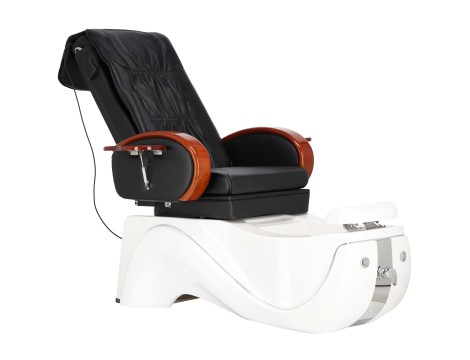 Ηλεκτρική καρέκλα καλλυντικών με μασάζ για πεντικιούρ ποδιών σε ινστιτούτα σπα μαύρος - 5