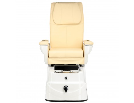 Ηλεκτρική καρέκλα καλλυντικών με μασάζ για πεντικιούρ ποδιών σε ινστιτούτα σπα κρεμώδης - 6