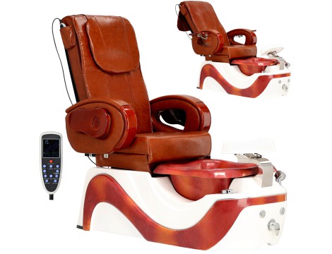 Ηλεκτρική καρέκλα καλλυντικών με μασάζ για πεντικιούρ ποδιών σε ινστιτούτα σπα καφέ