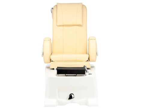 Ηλεκτρική καρέκλα καλλυντικών με μασάζ για πεντικιούρ ποδιών σε ινστιτούτα σπα κρεμώδης - 6