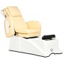 Ηλεκτρική καρέκλα καλλυντικών με μασάζ για πεντικιούρ ποδιών σε ινστιτούτα σπα κρεμώδης - 4