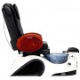 Ηλεκτρική καρέκλα καλλυντικών με μασάζ για πεντικιούρ ποδιών σε ινστιτούτα σπα μαύρος - 3