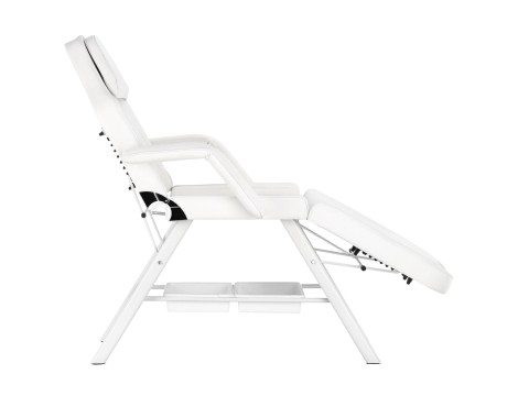 Κλασική καλλυντική περιστρεφόμενη καρέκλα σπα λευκή - 7