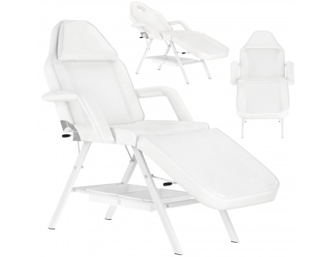 Κλασική καλλυντική περιστρεφόμενη καρέκλα σπα λευκή