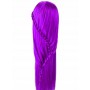 Εκπαιδευτικό κεφάλι Iza 60 cm purple , θερμικά μαλλιά  + βάση +αξεσουάρ κομμωτηρίου κεφάλι  για τα χτενίσματα - 3