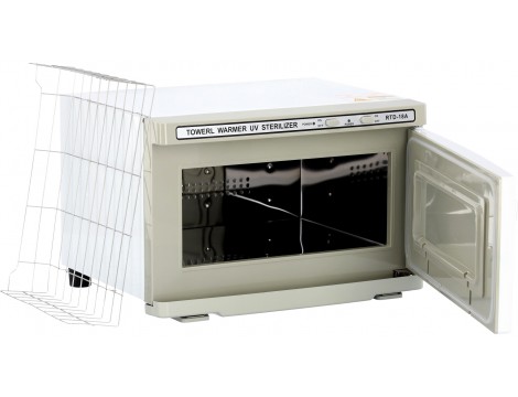 Επαγγελματικός αποστειρωτής 18L 218A UV τύπος C  - θερμαντήρας για πετσέτες με πόρτα ανοίγματος  σαλόνι ομορφιάς - κομμωτήριο - μασάζ - SPA - 5