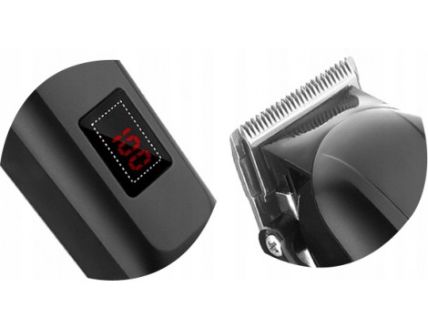 Ηλεκτρική μηχανή ξυρίσματος για τα μαλλιά και το σώμα LCD Μαύρη - 3